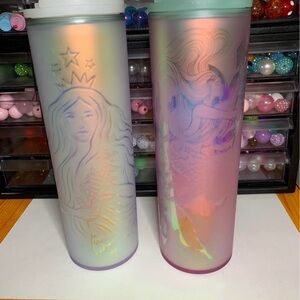 Mermaid-Themed Set Starbucks New